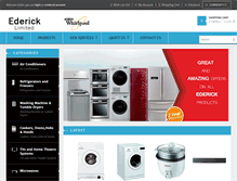 Tablet Screenshot of ederickltd.com